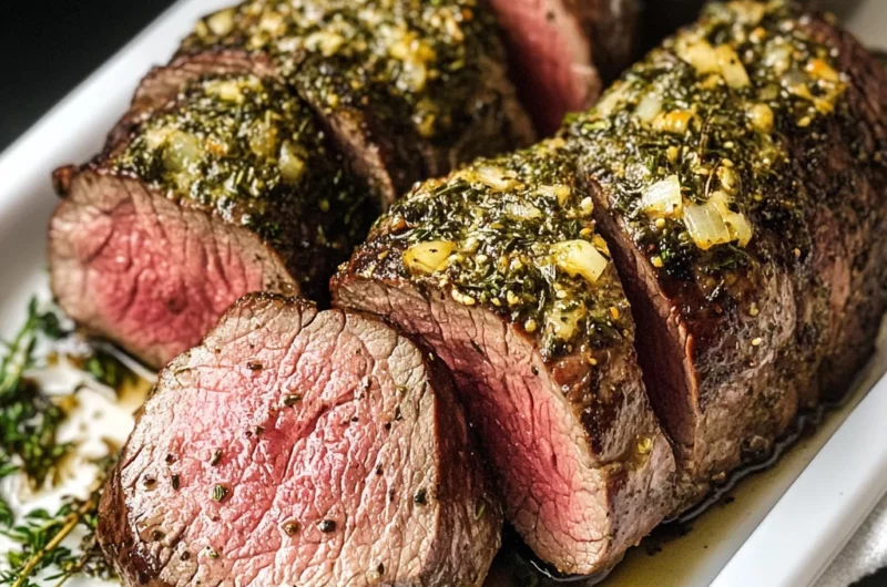 Beef Tenderloin Roast (Herbed Garlic Butter)