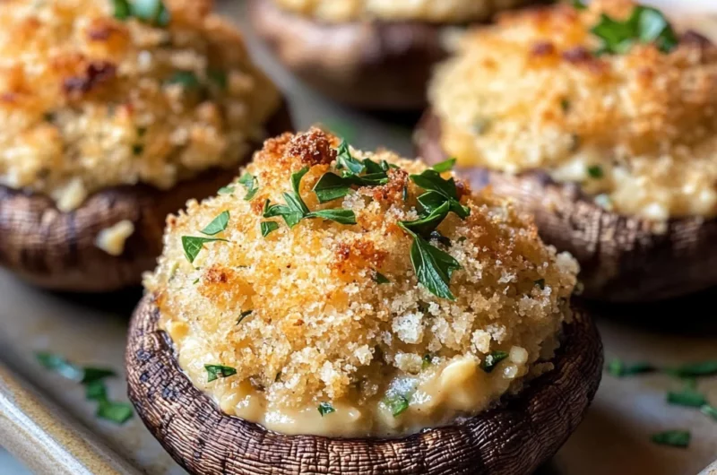 Boursin-Stuffed Mushrooms