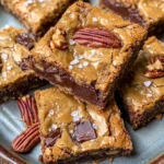 Brown Butter Bourbon Butter Pecan Blondies
