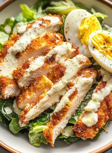 Caesar Salad Chicken Cutlets