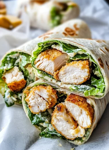 Chicken Caesar Wraps