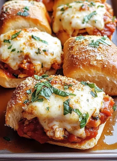 Chicken Parmesan Sliders
