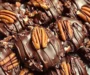 Chocolate Pecan Turtle Clusters