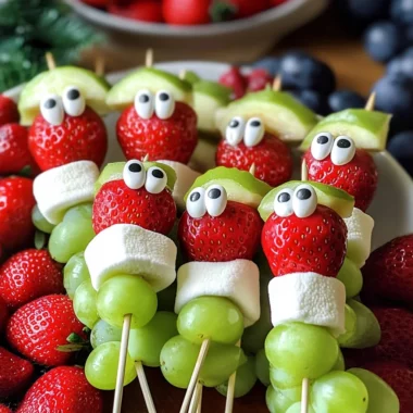 Christmas Fruit Kabobs Recipe