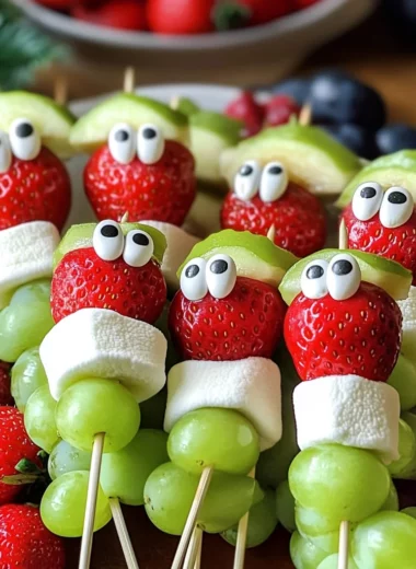 Christmas Fruit Kabobs Recipe