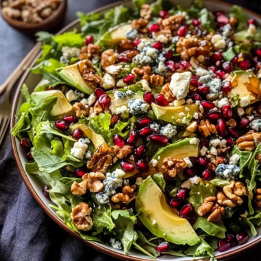 Christmas Salad with Honey Mustard Dressing