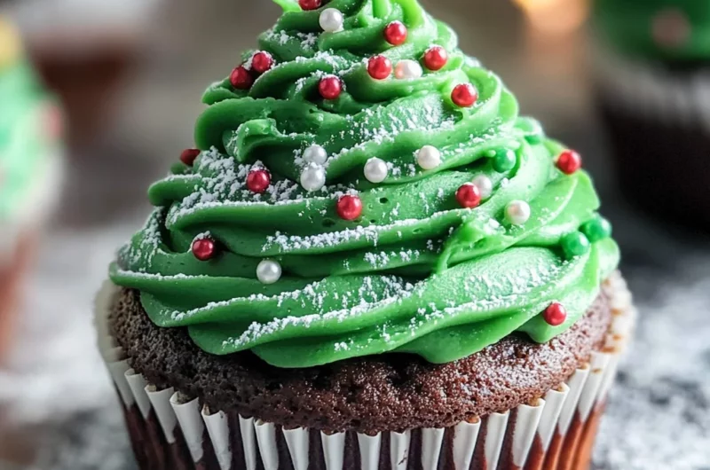 Christmas Tree Cupcakes