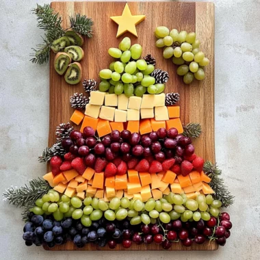 Christmas Tree Shaped Charcuterie Board