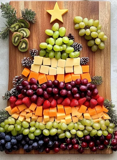 Christmas Tree Shaped Charcuterie Board