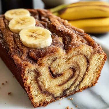 Cinnamon Swirled Banana Bread