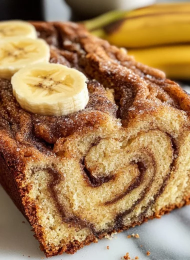 Cinnamon Swirled Banana Bread