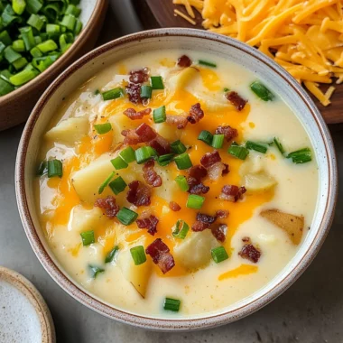 Comforting Loaded Baked Potato Soup