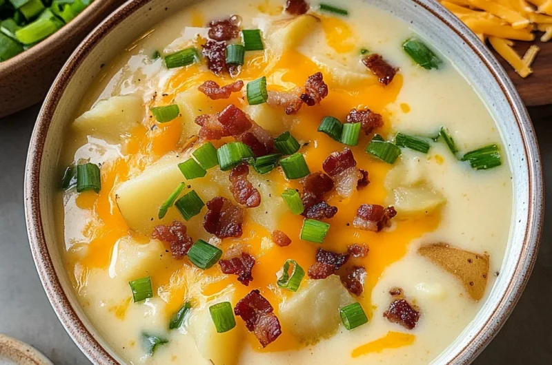 Comforting Loaded Baked Potato Soup