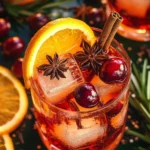 Cranberry Aperol Spritz (Ice Cube Cocktails!)