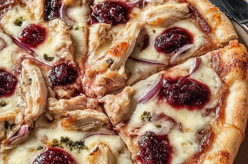 Cranberry Chicken & Brie Pizza Recipe