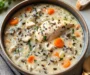 Creamy Crockpot Chicken Wild Rice Soup
