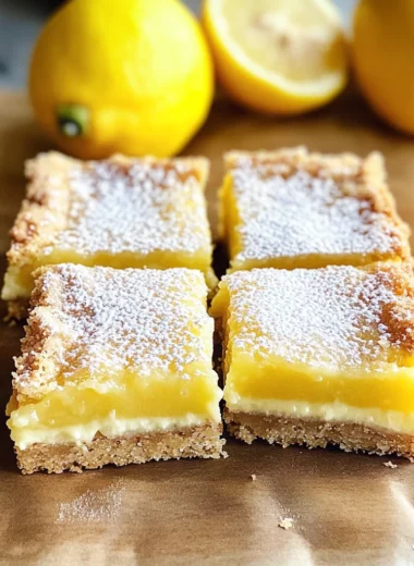 Creamy Lemon Squares