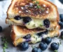 Crispy Blueberry Grilled Cheese