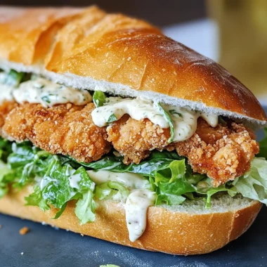 Crispy Chicken Caesar Sandwich