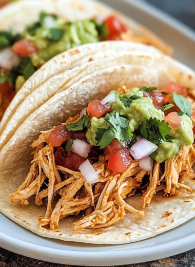 Crockpot Chicken Tacos