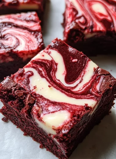 Decadent Red Velvet Cheesecake Brownies