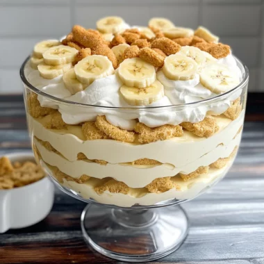 Easy Banana Pudding with Vanilla Wafers