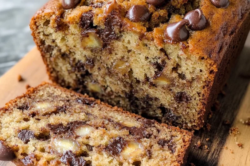 Easy Chocolate Chip Banana Bread