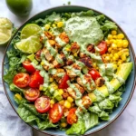Easy Cilantro Lime Chicken Taco Salad