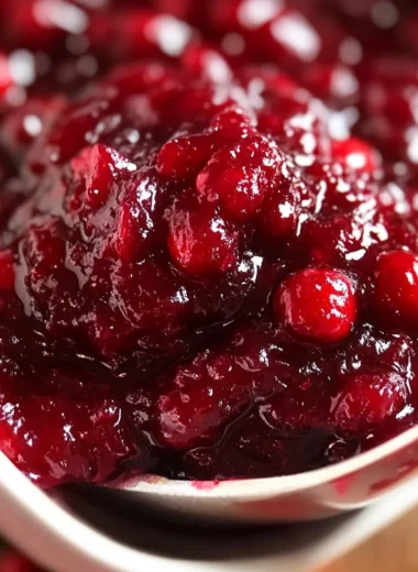 Easy Cranberry Sauce