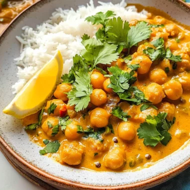 Easy Indian Chickpea Curry Recipe