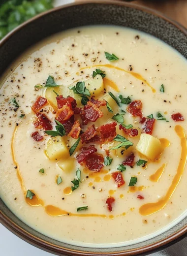 Easy Roasted Garlic Soup