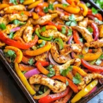 Easy Sheet Pan Chicken Fajitas (Ready in 30 Minutes!)