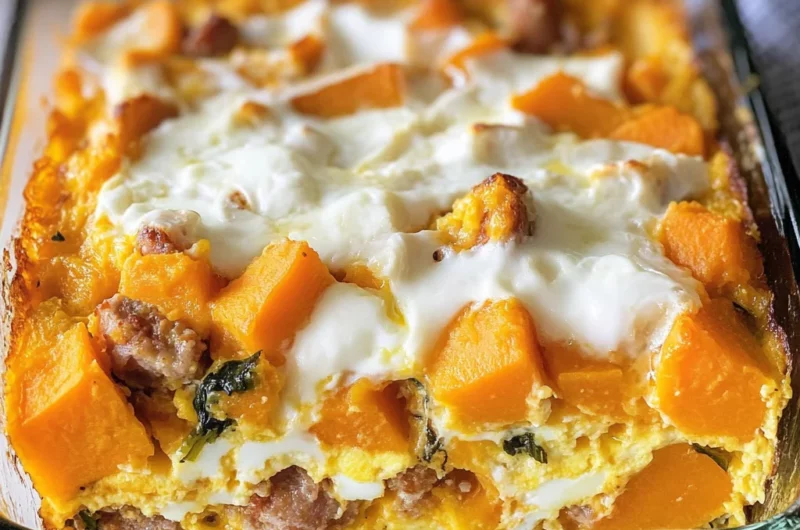 Easy Sweet Potato Egg Casserole