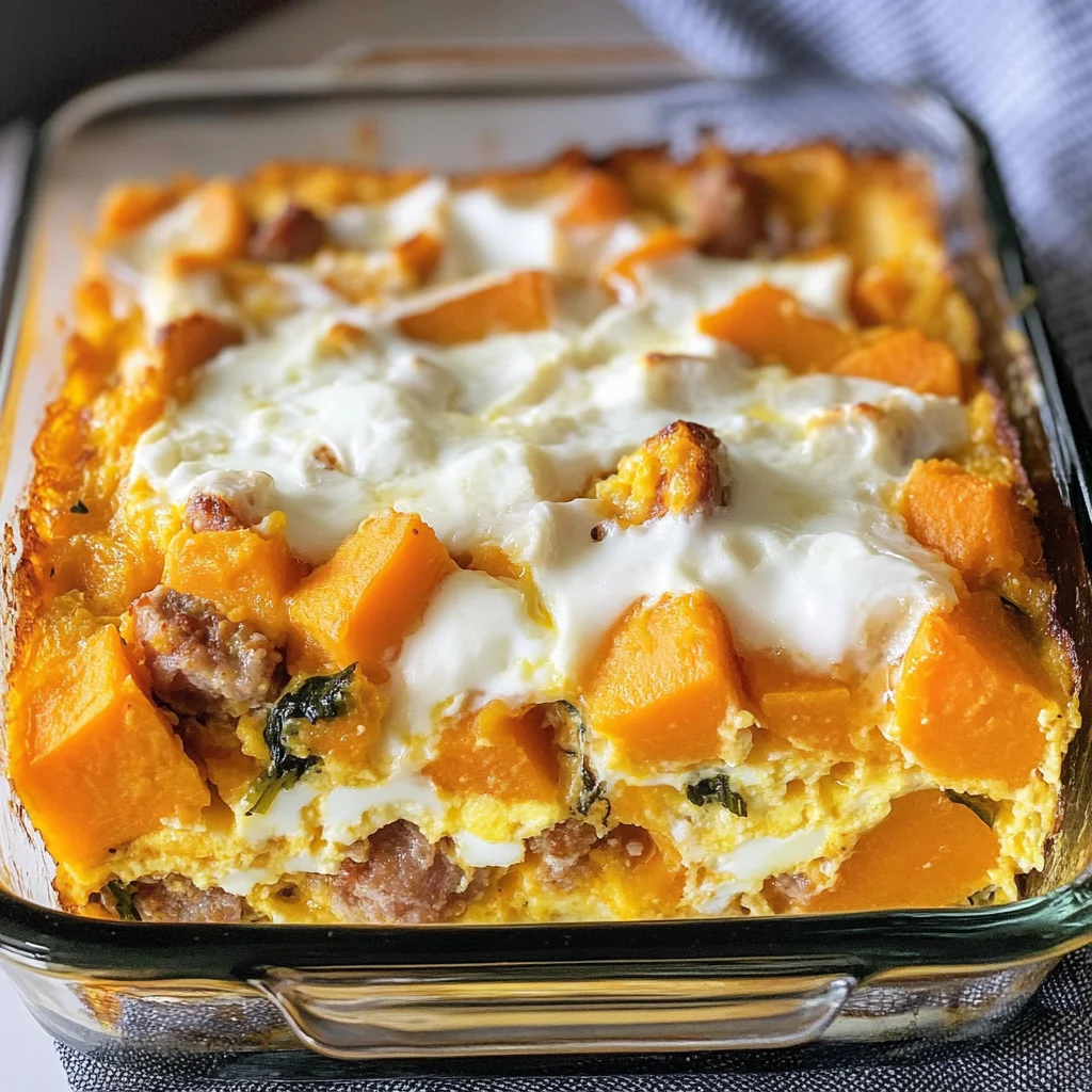 Easy Sweet Potato Egg Casserole