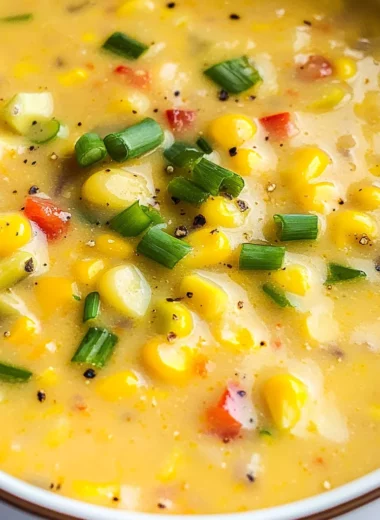 Easy Vegan Corn Chowder