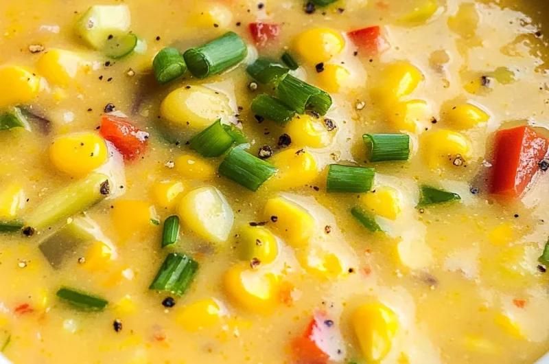 Easy Vegan Corn Chowder