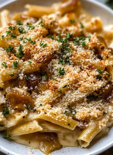 French Onion Soup Pasta Recipe