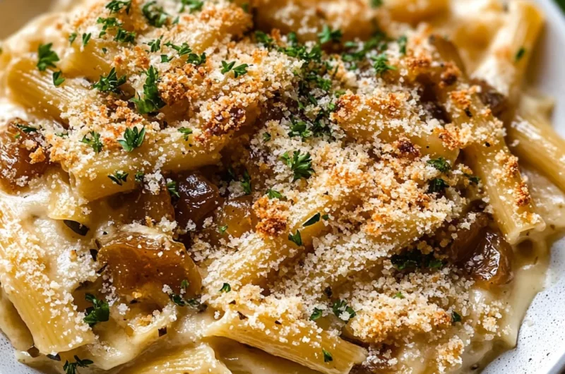 French Onion Soup Pasta Recipe