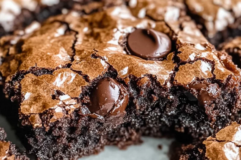 Fudgy Chewy Browkies (Brookies)