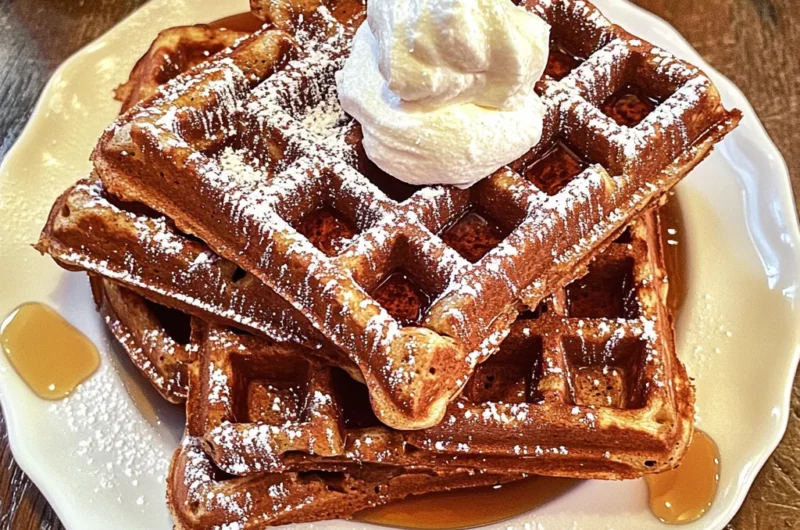 Gingerbread Waffles