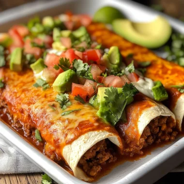 Ground Beef Enchiladas