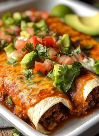 Ground Beef Enchiladas