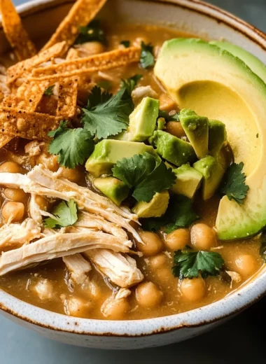 Healthy White Chicken Chili