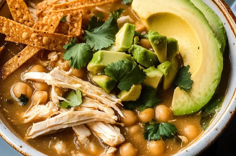 Healthy White Chicken Chili