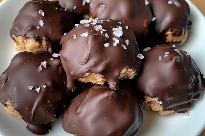 High Protein Frozen Peanut Butter Greek Yogurt Bites