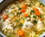 Lemon Chicken Orzo Soup