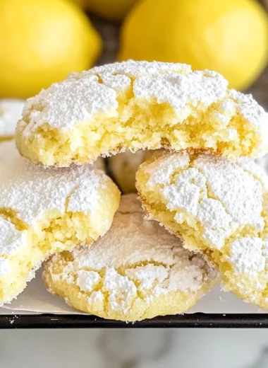 Lemon Crinkle Cookies
