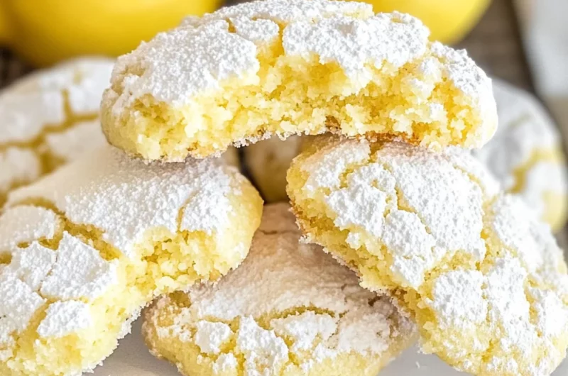 Lemon Crinkle Cookies