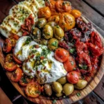 Mediterranean Burrata Board
