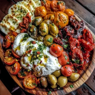 Mediterranean Burrata Board